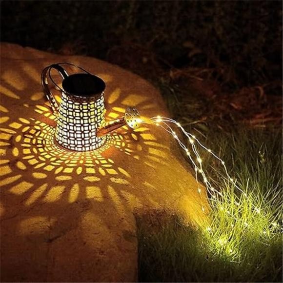 B-Best Solar Lights Outdoor Garden Decorations,Watering Can Landscape Light - Picture 6 of 6